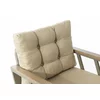 Set de Gradina Nergis, Canapea +2 Fotolii + Masa,  132x48x64 cm, Kaki/Beige picture - 4