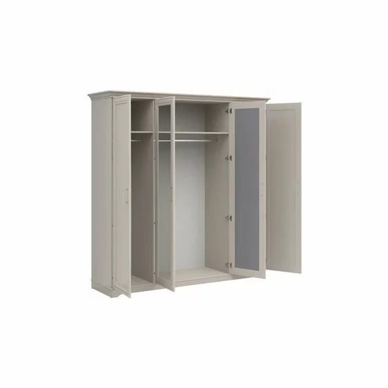 Set Dormitor Flandra B, 4 Piese, Pal Melaminat/MDF, Casmir/Stejar Mauvella picture - 3