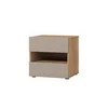 Set Dormitor Impressio A, Dulap 2 Usi Glisante si 2 Sertare 159x63x219 cm, Pat Cu Sertare 160x200 cm, Comoda - 100x41x91 cm, 2 noptiere - 46x41x45 cm, Pal Laminat, Stejar Mauvella/Congo picture - 5