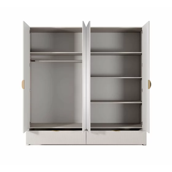 Set Dormitor Lante, 5 Piese, MDF, Beige picture - 3