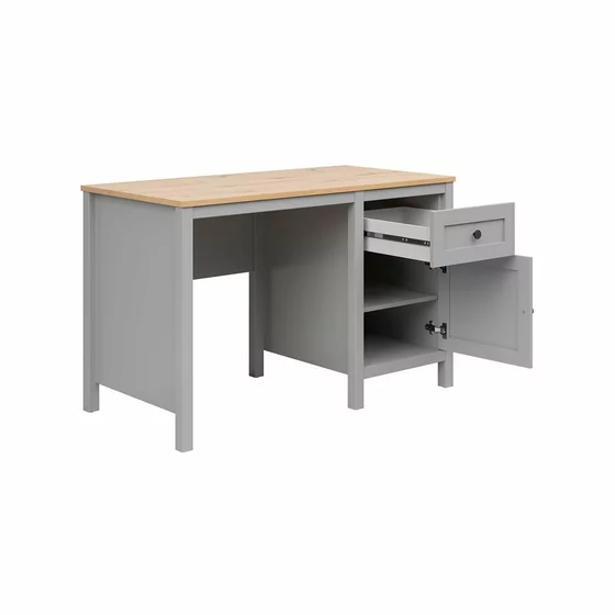 Set Dormitor Pentru Copii, Salga, 5 Piese, Gri Arctic/Stejar Artisan picture - 2