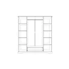 Set Dormitor Sardinia, 5 Piese, Pal Melaminat/MDF, Alb picture - 8