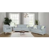 Set Empoli 3-2-1, Canapea 3L Extensibila Empoli, 203x90x87 cm, Canapea 2L - 142x90x87 cm,+ Fotoliu Empoli, Stofa, Gri Deschis picture - 1