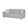 Set Empoli 3-2-1, Canapea 3L Extensibila Empoli, 203x90x87 cm, Canapea 2L - 142x90x87 cm,+ Fotoliu Empoli, Stofa, Gri Deschis picture - 3