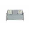 Set Empoli 3-2-1, Canapea 3L Extensibila Empoli, 203x90x87 cm, Canapea 2L - 142x90x87 cm,+ Fotoliu Empoli, Stofa, Gri Deschis picture - 6
