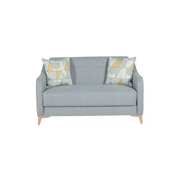 Set Empoli 3-2-1, Canapea 3L Extensibila Empoli, 203x90x87 cm, Canapea 2L - 142x90x87 cm,+ Fotoliu Empoli, Stofa, Gri Deschis picture - 6