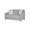 Set Empoli 3-2-1, Canapea 3L Extensibila Empoli, 203x90x87 cm, Canapea 2L - 142x90x87 cm,+ Fotoliu Empoli, Stofa, Gri Deschis picture - 7