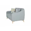 Set Empoli 3-2-1, Canapea 3L Extensibila Empoli, 203x90x87 cm, Canapea 2L - 142x90x87 cm,+ Fotoliu Empoli, Stofa, Gri Deschis picture - 11