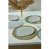 Set Farfurii (6 bucati) Ivory-275KRM2210, Ceramica, Gri picture - 1