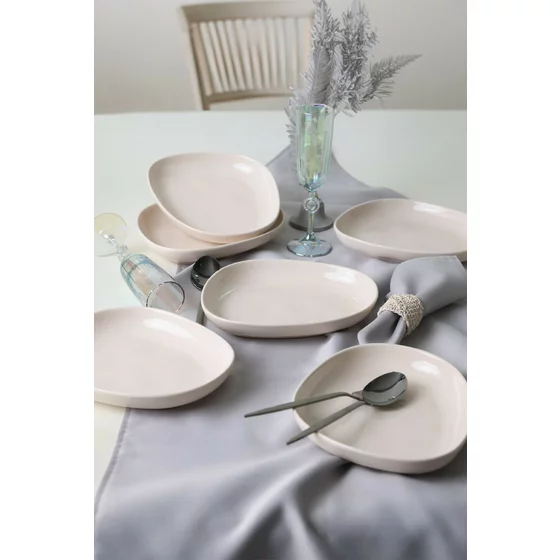 Set Farfurii (6 bucati) Ivory-X00017613, Ceramica, Crem picture - 1