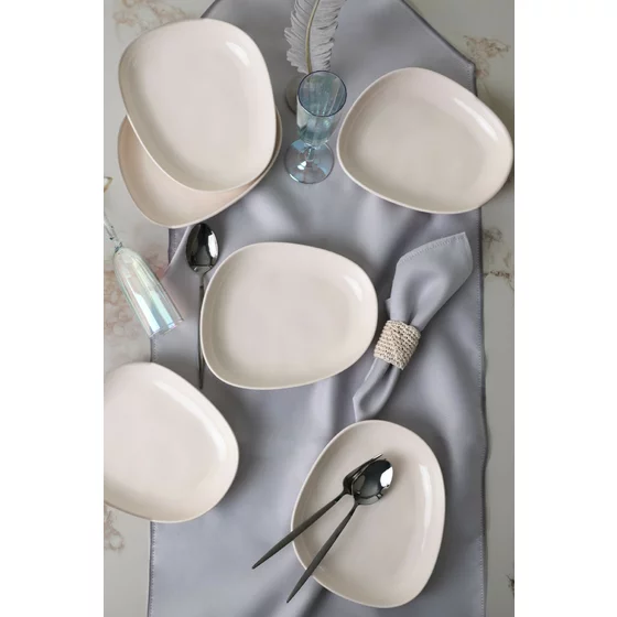 Set Farfurii (6 bucati) Ivory-X00017613, Ceramica, Crem picture - 2