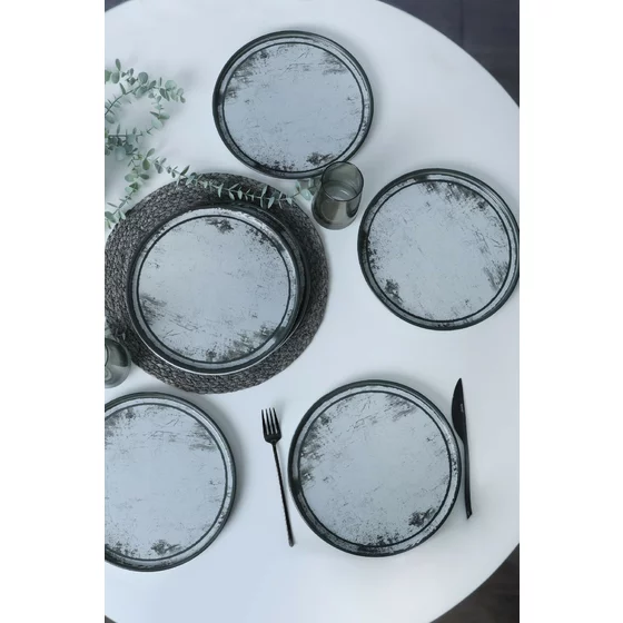 Set Farfurii (6 bucati) Ivory-X00018264, Ceramica, Albastru picture - 3