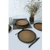 Set Farfurii (6 bucati) Ivory-X00018265, Ceramica, Maroniu picture - 2