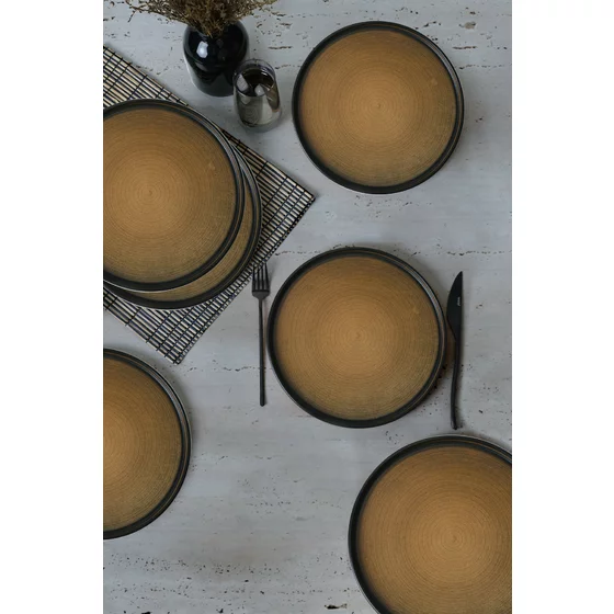 Set Farfurii (6 bucati) Ivory-X00018265, Ceramica, Maroniu picture - 3