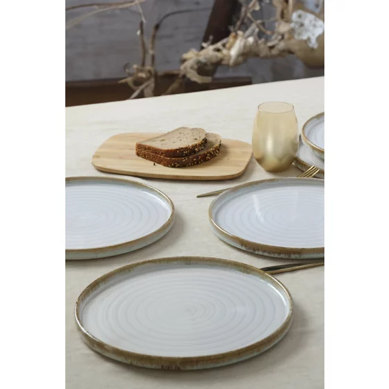 Set Farfurii (6 bucati) Ivory-X00018268, Ceramica, Alb picture - 4