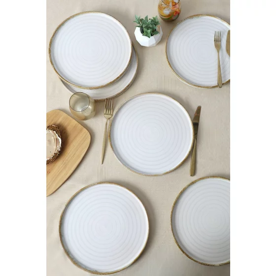 Set Farfurii (6 bucati) Ivory-X00018268, Ceramica, Alb picture - 5
