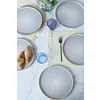 Set Farfurii (6 bucati) Ivory-X00018269, Ceramica, Alb/Albastru picture - 2