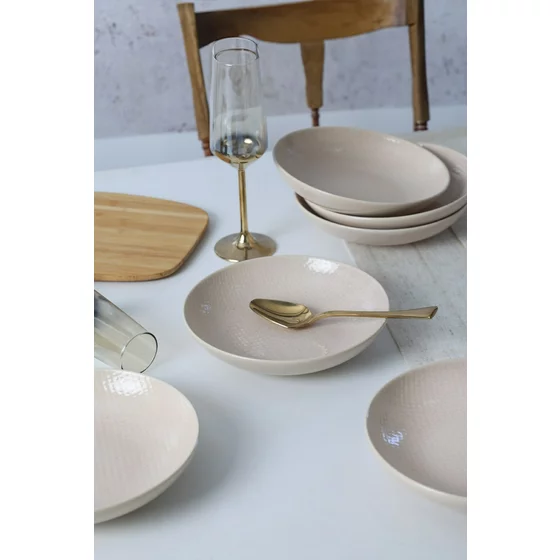 Set Farfurii(6 bucati) Ivory-X00018990, Ceramica, Crem - Kalenda