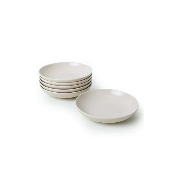 Set Farfurii(6 bucati) Ivory-X00018990, Ceramica, Crem - Kalenda