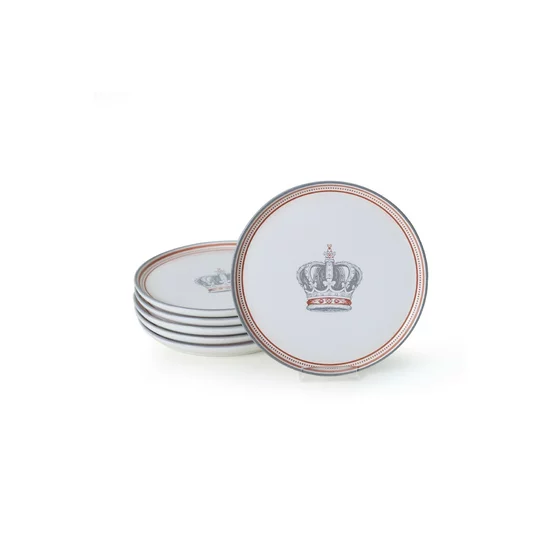 Set Farfurii Desert (6 bucati) Ivory-275KRM2323, Ceramica, Alb picture - 5