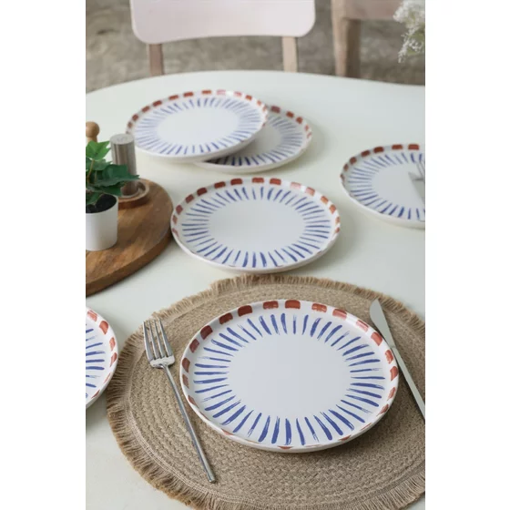 Set Farfurii Pentru Desert (6 bucati) Ivory-275KRM2324, Ceramica, Alb picture - 3