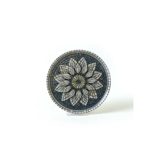 Set Farfurii Pentru Desert (6 bucati) Ivory-X00017442, Ceramica, Albastru|Gri|Galben picture - 6