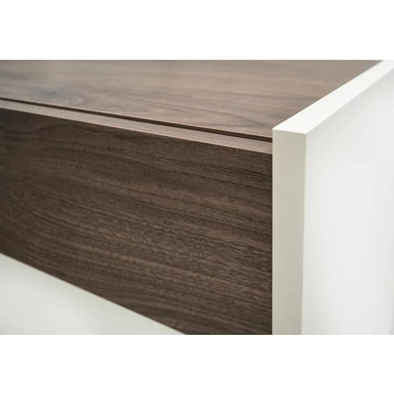 Set Living Kobe, 3 Piese, Pal Melminat, Nuc/Beige picture - 3