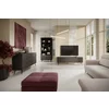 Set Living Lante, 3 Piese, MDF, Negru picture - 1