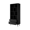 Set Living Lante, 3 Piese, MDF, Negru picture - 2