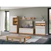 Set Living Milton,  4 Piese, 347x40.5x193.5 h cm, Pal Melaminat/MDF, Stejar Cremona/Alb Mat picture - 1