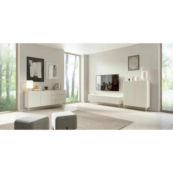 Set Living Muti, 3 Piese, Riflaj MDF, Casmir picture - 1