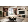 Set Living Rogan 5 piese, Negru/Stejar Wotan picture - 1