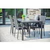 Set Masa De Gradina Viking 150 L + 4 Scaune Paris, 205x90x74 cm, Metal/Lemn Artificial picture - 7