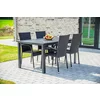 Set Masa De Gradina Viking 150 L + 4 Scaune Paris, 205x90x74 cm, Metal/Lemn Artificial picture - 9