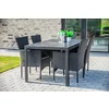 Set Masa De Gradina Viking 150 L + 4 Scaune Sanne, 205x90x74 cm, Metal/Lemn Artificial picture - 1
