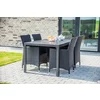 Set Masa De Gradina Viking 150 L + 4 Scaune Sanne, 205x90x74 cm, Metal/Lemn Artificial picture - 2