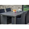 Set Masa De Gradina Viking 150 L + 4 Scaune Sanne, 205x90x74 cm, Metal/Lemn Artificial picture - 5