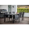 Set Masa De Gradina Viking 205 XL + 6 Scaune Paris, 205x90x74 cm, Metal/Lemn Artificial picture - 1