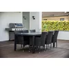 Set Masa De Gradina Viking 205 XL + 6 Scaune Sanne, 205x90x74 cm, Metal/Lemn Artificial picture - 2