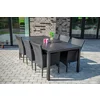 Set Masa De Gradina Viking 205 XL + 6 Scaune Sanne, 205x90x74 cm, Metal/Lemn Artificial picture - 1