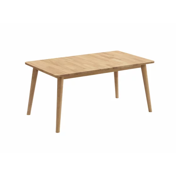 Set Masa Extensibila Basami, 150-190x90x76 h cm + 8 Scaune Haris, Lemn, Stejar Bianco picture - 3