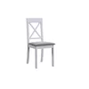 Set Masa Extensibila Clover, 160-200x90x76 h cm + 6 Scaune Haris, Lemn/MDF, Stejar Bianco picture - 5
