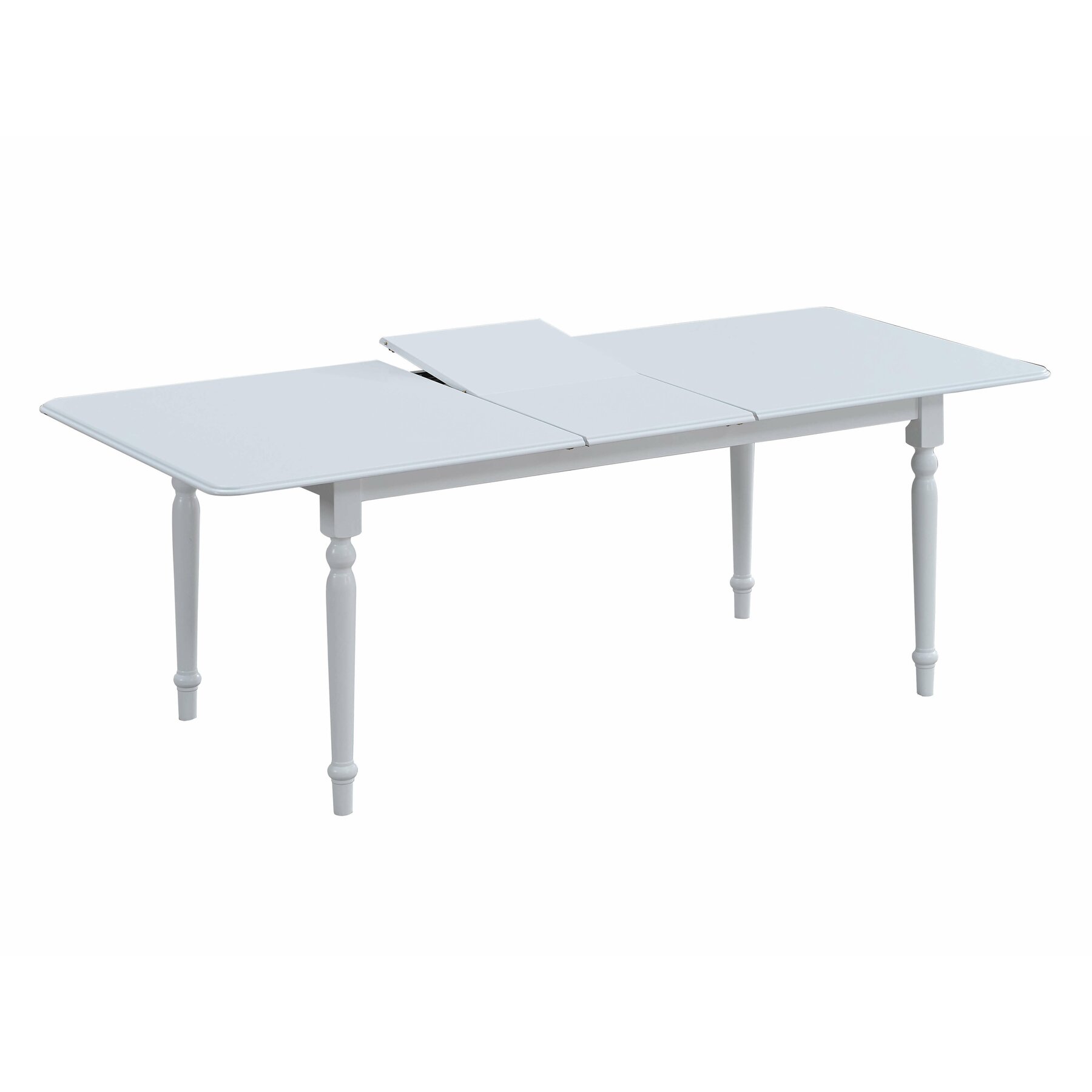 Set Masa Extensibila Clover, 160-200x90x76 h cm + 8 Scaune Haris