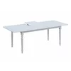 Set Masa Extensibila Clover, 160-200x90x76 h cm + 8 Scaune Haris, Lemn/MDF, Stejar Bianco picture - 2