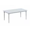 Set Masa Extensibila Clover, 160-200x90x76 h cm + 8 Scaune Haris, Lemn/MDF, Stejar Bianco picture - 3