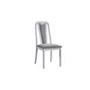 Set Masa Tomisa  Ø120x76 h cm + 4 Scaune Capri, Lemn/MDF, Alb picture - 2