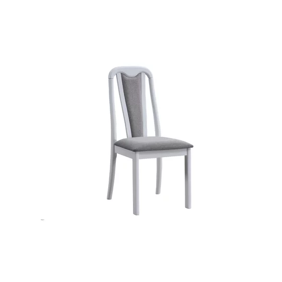 Set Masa Tomisa  Ø120x76 h cm + 4 Scaune Capri, Lemn/MDF, Alb picture - 2