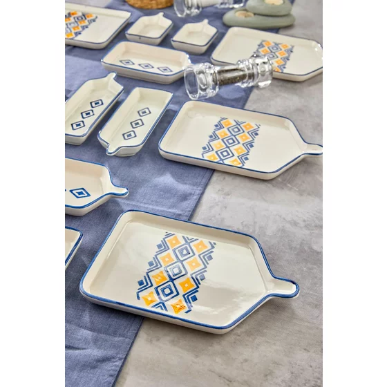 Set Mic Dejun (14 bucati) Ivory-452PTR1202, Ceramica, Multicolor picture - 1