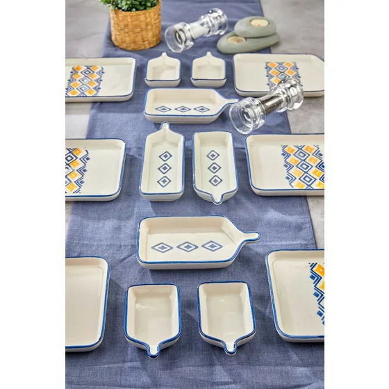 Set Mic Dejun (14 bucati) Ivory-452PTR1202, Ceramica, Multicolor picture - 3