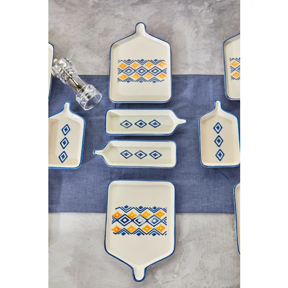 Set Mic Dejun (14 bucati) Ivory-452PTR1202, Ceramica, Multicolor picture - 12